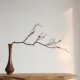 真花枝假花腊梅花瓶器绢花干花客厅室内禅意装 饰插花干枯树枝天然