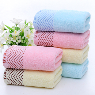五条装 毛巾纯棉洗脸家用成人洗澡全棉面巾吸水男女柔软擦脸毛巾