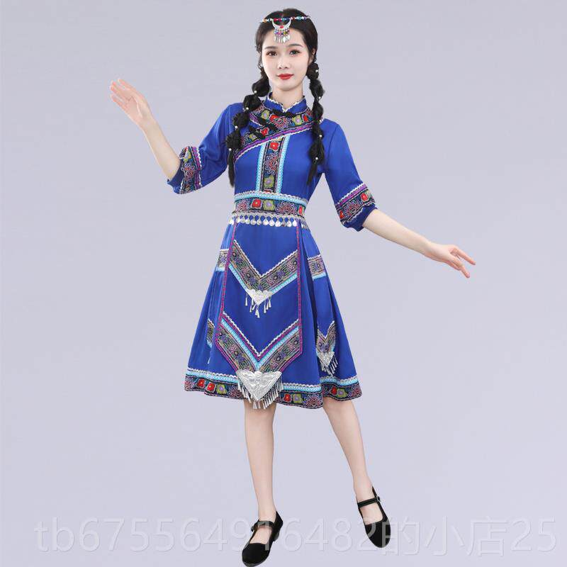 正品广西月三三民族服装女成人服装土图裙苗彝瑶日常表爽演