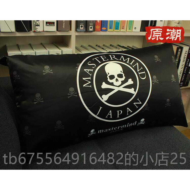 正品骷髅潮牌男士创意家居靠背头抱枕套枕垫情侣抱枕午睡坐沙发头