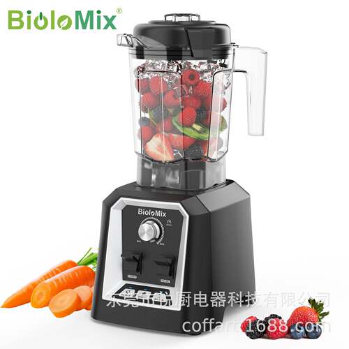 外贸智能家用搅拌机冰沙磨粉辅食料理机果汁机破壁机blender