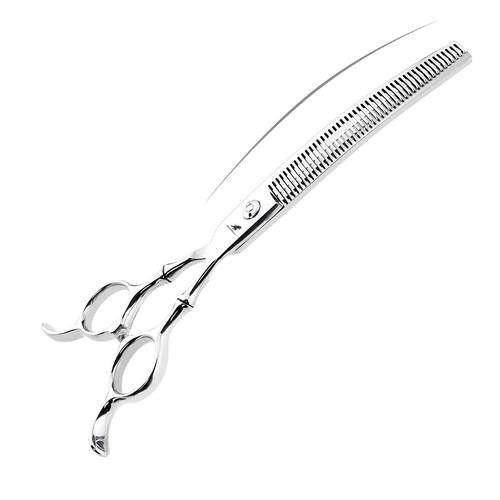 7.0寸竹节鱼骨密齿弯牙美容剪牙剪弯剪 宠物修毛剪弯牙剪宠物弯牙