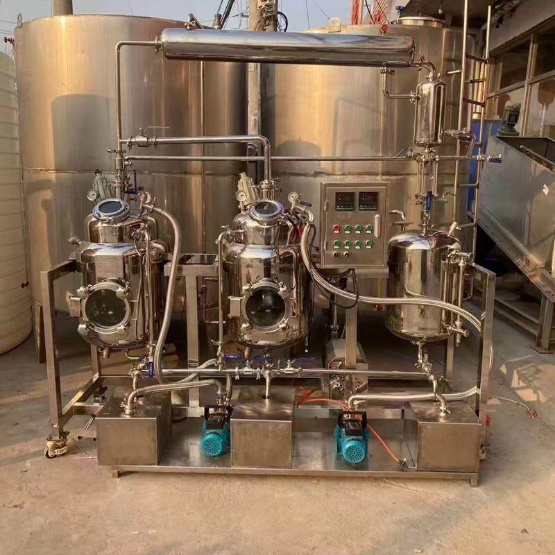 茶叶蜂蜜浓缩萃取机糯米酒提取机组蒸馏提取设备艾咖啡提取机组