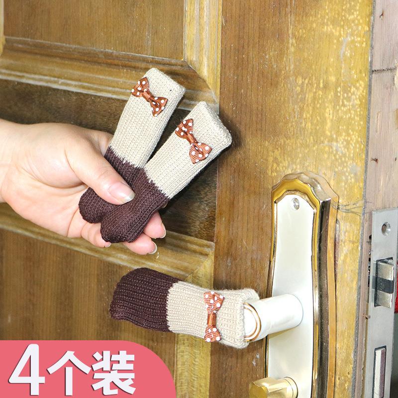 门把手防撞垫保护套布艺双层儿童宝宝防碰安全防护房门窗户拉手