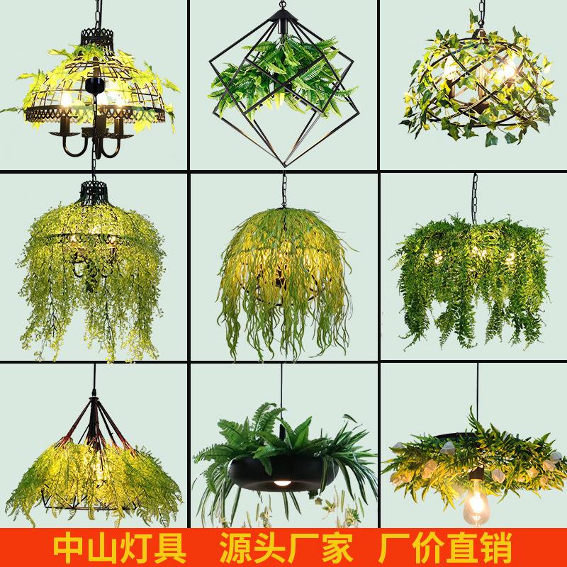 胡桃里音乐蜡烛餐吧植物吊灯工业风小酒馆咖啡厅奶茶绿植装饰灯