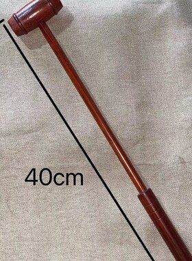 紫檀实木按摩锤子敲背捶腿小木锤拍小鼓锤按摩器
