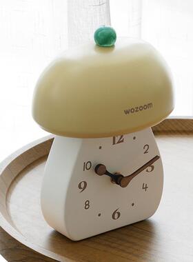 OZOM屋准家用轻奢钟表坐W式件玄关客厅创意O简约VRC座钟桌面摆装