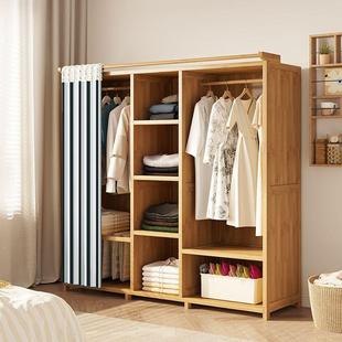 型室简易衣柜家用卧XPJ出租屋用衣帽架简易衣橱组装 经新济挂型衣