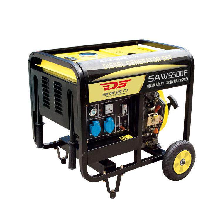 应发电机5急千型瓦小SAW5500E单柴油发电机便携式相家用户外发电