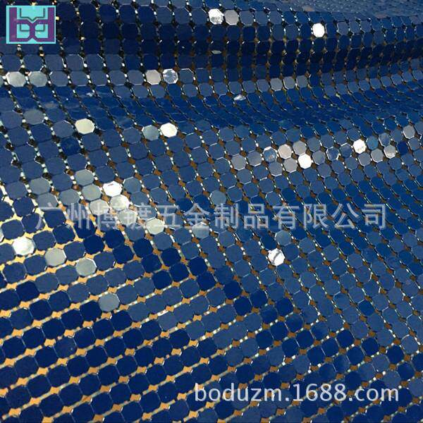 厂家尺寸铝网片铝片PP02网金属饰装镀布博金属网帘隔断帘