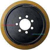 搬易通堆高2车T动F530 转向轮主轮子升降MVQ机驱动轮聚氨酯包胶轮