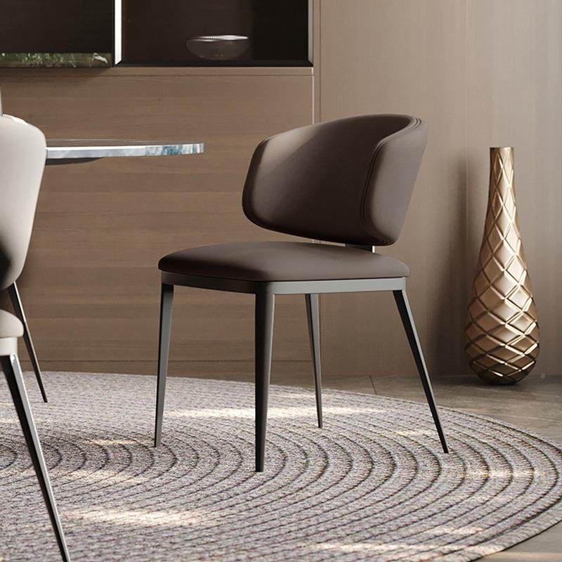 意QDD餐椅极简简约用家轻奢式靠背个性餐厅休闲座纤椅超皮耐磨凳,住宅家具,餐椅,淘宝优惠券,粉丝福利购,淘宝优惠卷