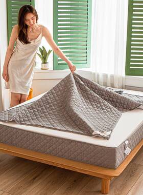 六面全包WIU拉式夹棉链床笠五面夹棉梦思床可垫保席护套拆卸机洗