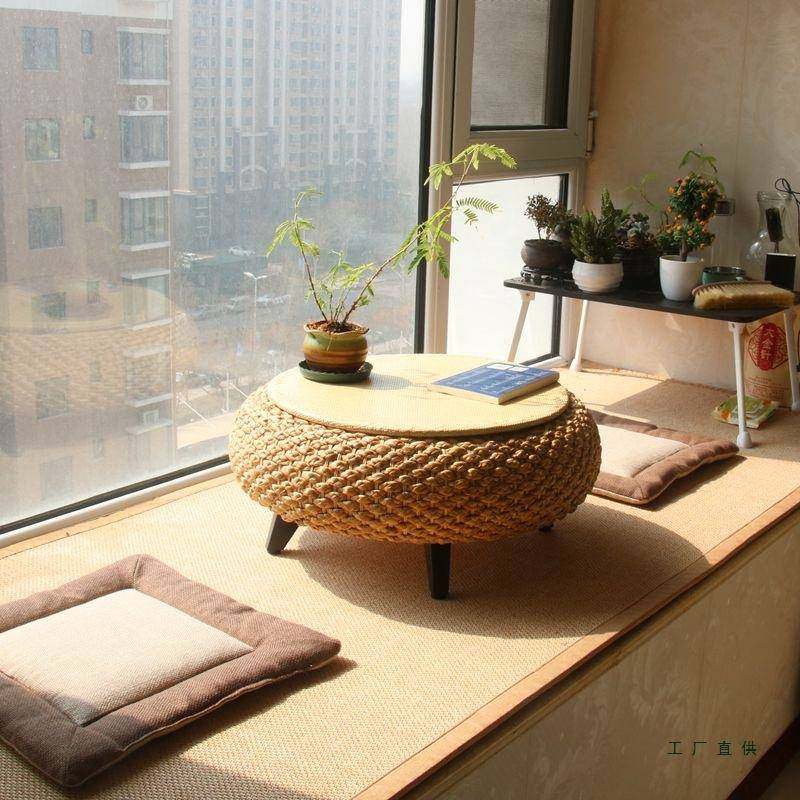 可储茶物藤编榻榻YUT米桌子炕阳台飘桌窗小几民宿茶可收纳卧室炕,鲜花速递/花卉仿真/绿植园艺,其它园艺用品,淘宝优惠券,粉丝福利购,淘宝优惠卷