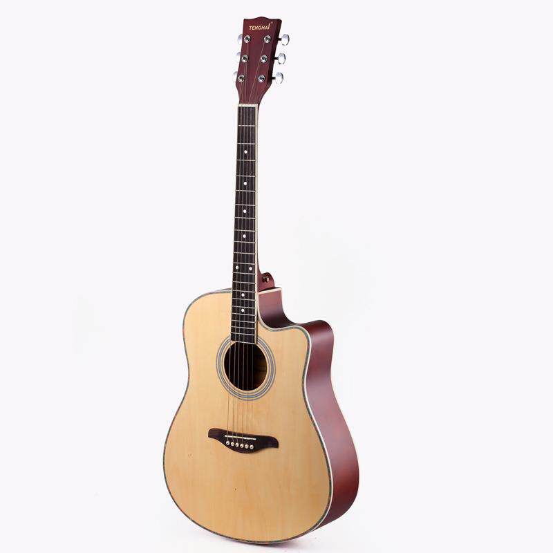 木41寸民谣吉他入吉门吉他缺角吉TML他初学者他