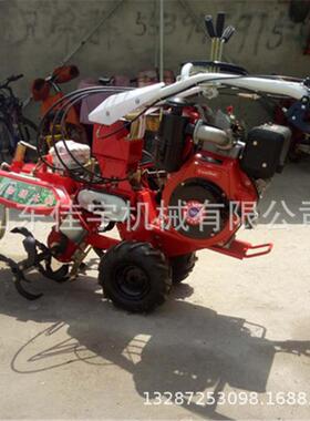 果油园开四沟旋耕机驱柴培土沟开机HGQ手推式大葱培土机