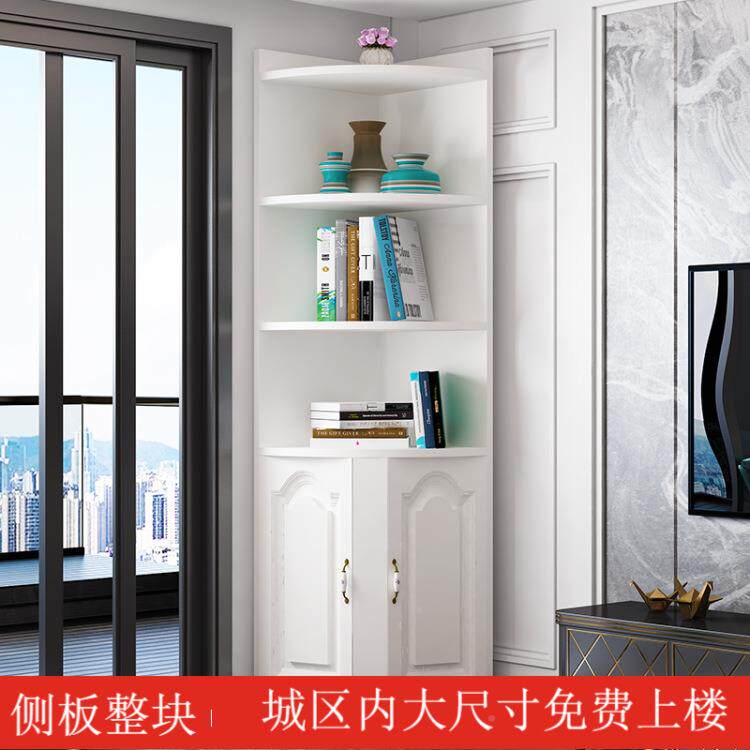 欧式角柜客厅柜三角置物架33693多功转角墙角能角柜储物拐边角柜