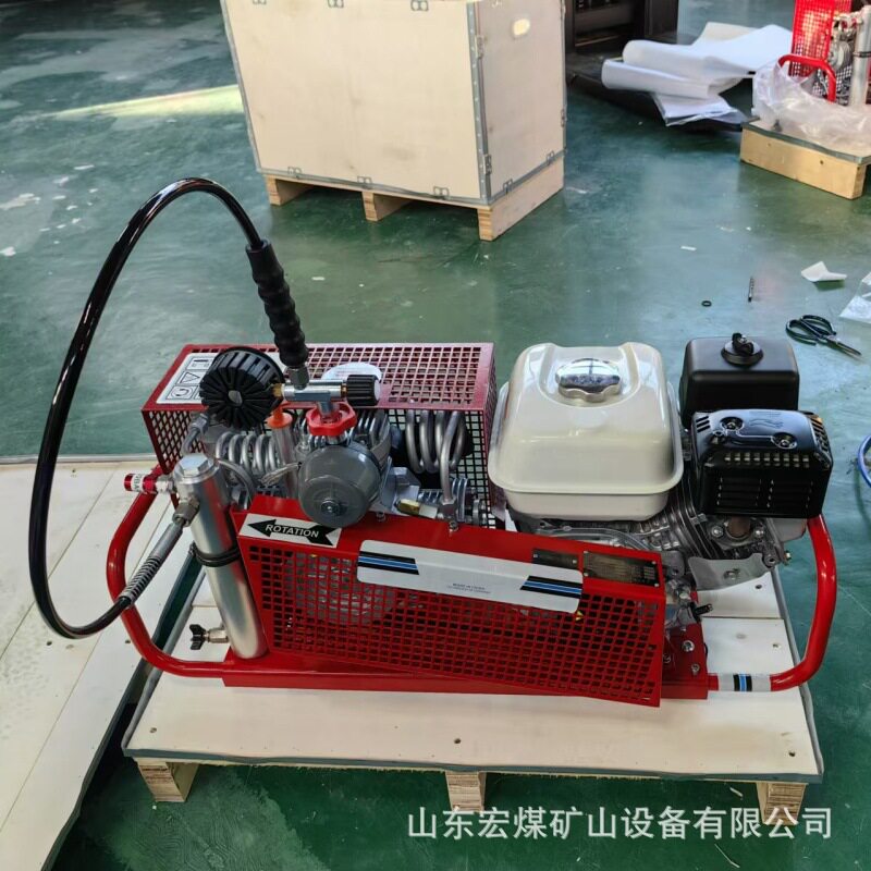 JYC-100空气呼吸器充气泵 220/380V/汽油机空压机 空气充填泵