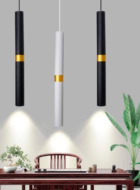 极床头小简灯led吊橱窗卫生间吊56046直筒吧台卧室餐厅简约灯吊线