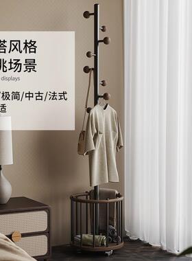 转角卧衣帽架衣架挂架结40916地实室脏衣服简易入户挂落衣架金属