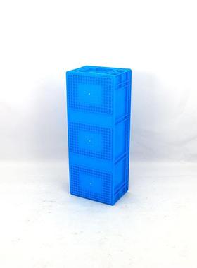 蓝色塑料大号长方形物流NRB箱0长条型塑料U箱物流箱1E0000*40*28m