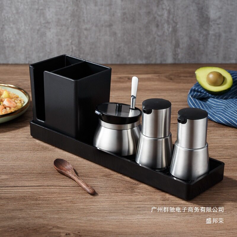 商用餐厅勺筷托盘醋瓶套装
