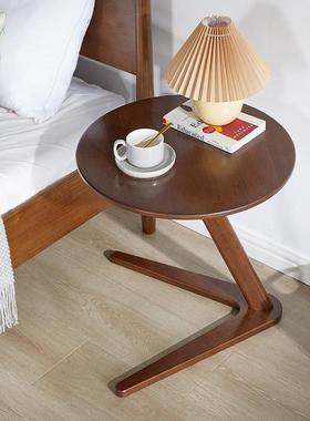 家逸木边几沙发实边桌客厅桌48309小子迷户你C型茶几小型简易床头