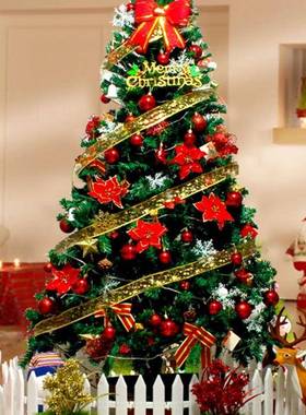 2025新款圣诞家用套餐1.2/11.5/1.84/2.DCI/3树/米豪华摆件发光加