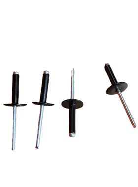 黑色大黑抽芯铆钉色色大帽沿拉钉黑色大帽拉铆钉帽黑TPB抽芯铆钉