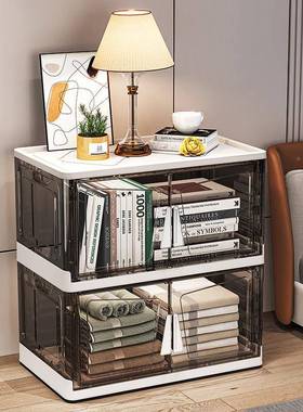 折叠收纳柜料塑子透明家用衣童服被收纳箱儿玩ADP具大容量收纳收