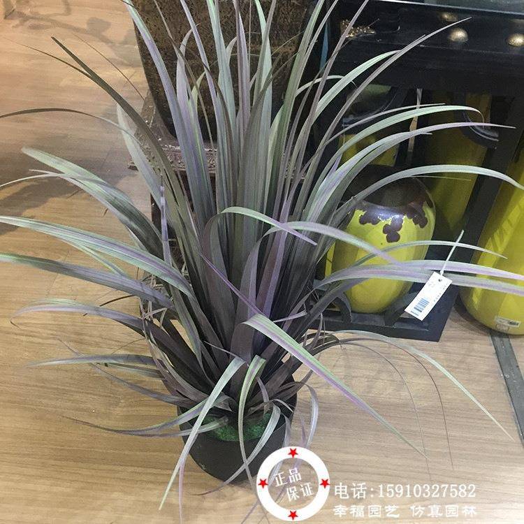 家居饰品仿真芦CMN内草栽窗盆台客厅室假花盆景装饰绿植苇摆件道