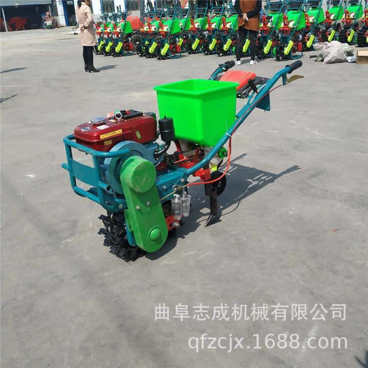 农机用汽油推种播家用小型独APL轮耘播机链轨式玉米追手肥机