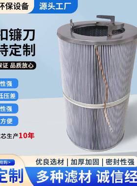 上装式卡扣除尘粉滤芯工业空FLM气涂尘滤过滤器喷砂房抛丸机静电