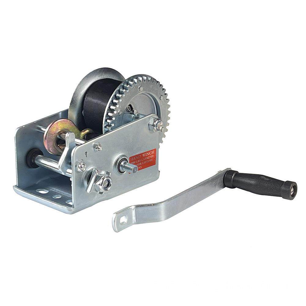 镀锌绞盘引，游25938艇拖车牵绞盘，房车机手牵引卷扬，越野摇拖