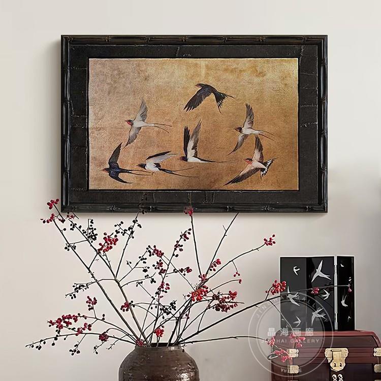 中SFW古风厅装饰画南客洋风中复古餐厅墙挂画法式小式众艺术卧室