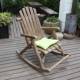 休闲 1A1午睡花园懒人式 木美式 园摇田椅户外原阳台庭院老人欧OCRC