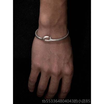 高档VIXTORM loer手C镯 990足银黄铜色双撞色镯子 情侣礼物 s可拆