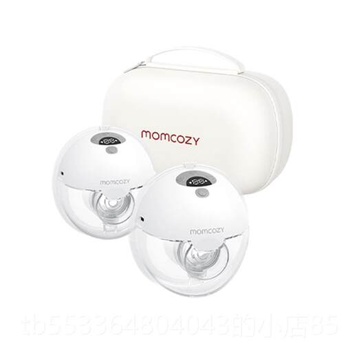高档Momcoz免 M5穿戴音式y吸奶器手扶静设计 电动双边小奶碗吸乳