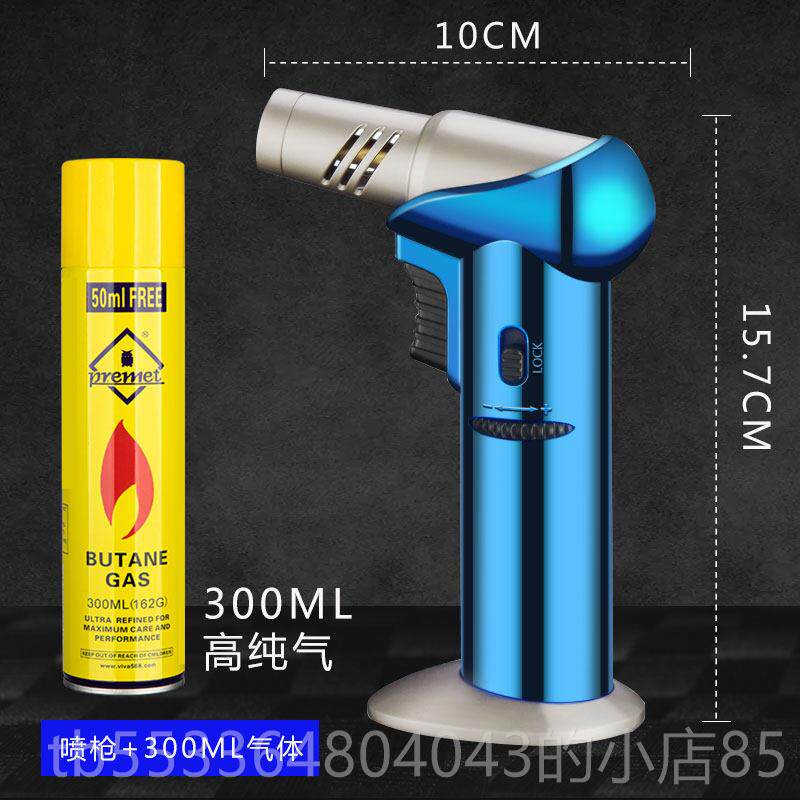 高档喷枪打火条火机防风气体点艾专灸点艾用充气直冲雪茄焊枪高温