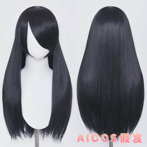 高档AICOS 60C长直发发万 古装M用动漫长毛娘造型cos假发假毛