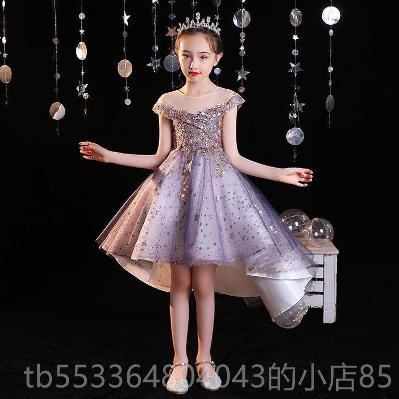 高档童紫色礼服女童高端公裙宝宝主生日童主持人钢琴演出服儿蓬蓬,童装/婴儿装/亲子装,儿童礼服,淘宝优惠券,粉丝福利购,淘宝优惠卷
