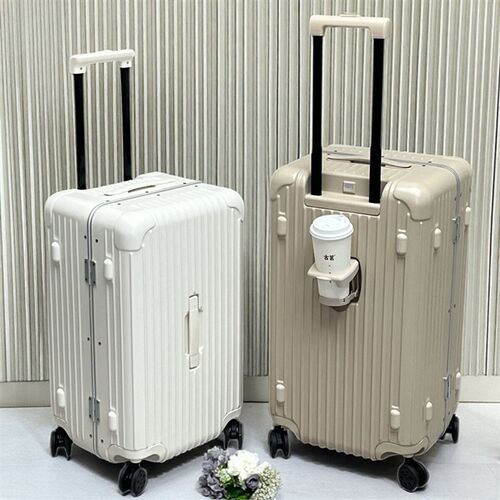 日落萤光2024女糖果色大容量加厚行李箱铝框男32寸学生旅行箱皮箱