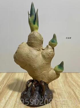 新款石湾公仔陶房瓷生姜稳坐江山》室工艺礼品摆饰家《居客厅酒柜