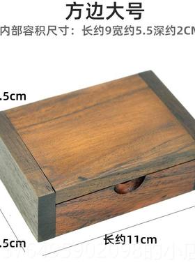 新款泰柚国性木饰品棉签收纳盒创意家居个家首用复古典大象浮雕饰