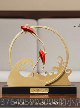 新款高级感新中式摆件送领导房书玄关装饰品迁乔高升招财意寓好物