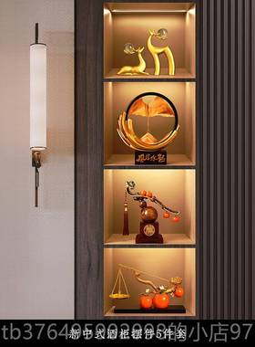 新款风生柜水起流沙画摆件轻奢高档办乔室客厅电视公柜酒装饰品迁