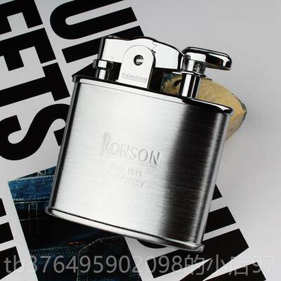 新款ronson打火机煤油士朗森原装式正品火石覆古老火朗机创意声
