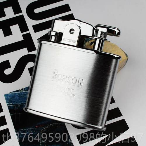 新款ronson打火机煤油士朗森原装式正品火石覆古老火朗机创意声
