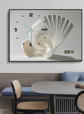 代简约电箱表装饰画现带钟表强万年历BQ863668开关电闸盒弱配电箱