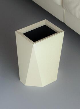 双艺术形造型菱圾垃圾桶大别墅客厅XOJ茶几卧室卫生间窄型夹缝层